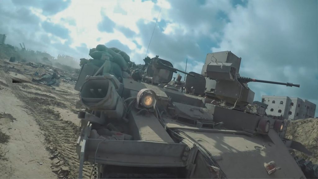 Israeli personnel carrier targeted by Al-Qassam ambush